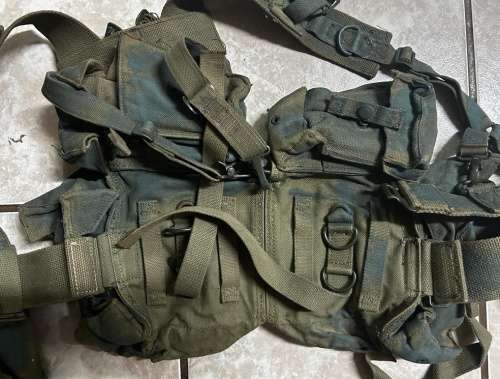 Rhodesian Army - Skeleton Webbing Lot ( Camoed)