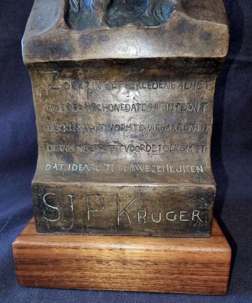 Stunning Anton van Wouw Bronze - Paul Kruger Bust