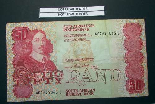 Republic of South Africa - CL Stals - 50 Rand Banknote