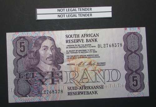 Republic of South Africa - CL Stals - 5 Rand Banknote