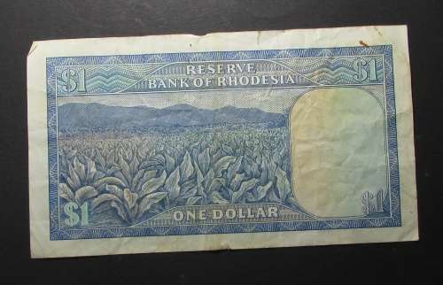 Reserwe Bank of Rhodesia - 1 Dollar Banknote