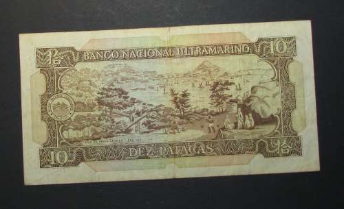 Banco Nacional Ultramarino - 10 Patacas Banknote