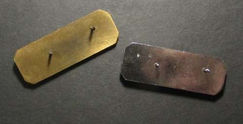 SADF - Silver and Bronze Marksman Badge Pair
