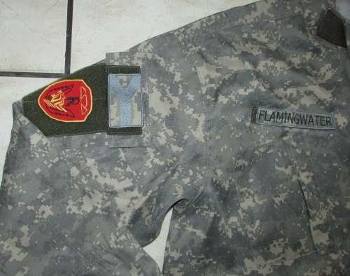 United States - BDU Battle Dress  - US MARINE Digital Camo Marpat Size Xl with Insignia
