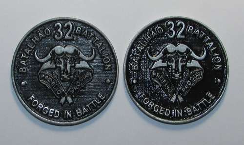 32 Battalion Veterans Association Challenge Coin Set Issued to J`s Cuba - Only 500 Sets
