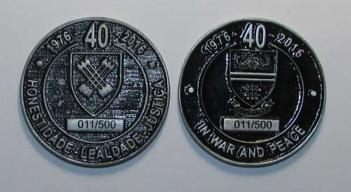 32 Battalion Veterans Association Challenge Coin Set Issued to J`s Cuba - Only 500 Sets