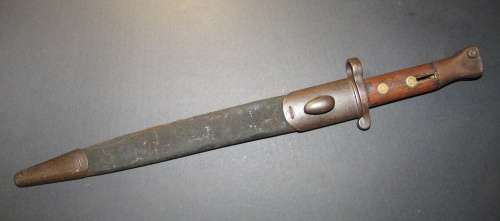 British Pattern 1907 Wilkinson Bayonet with Scabbard