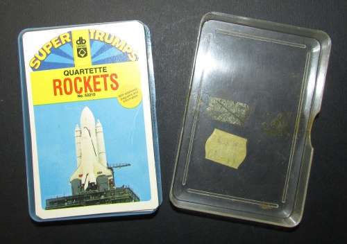 Vintage Super Trumps Playing Cards - Rockets
