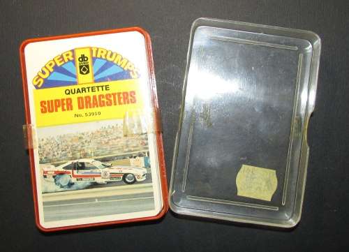 Vintage Super Trumps Playing Cards - Super Dragsters