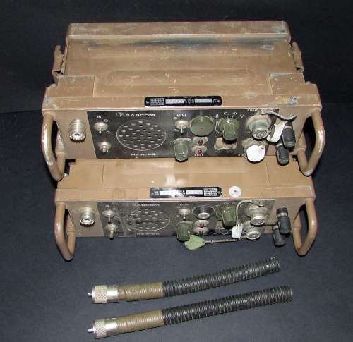 SADF - Pair of Border War Period Barcom RS-A68 Portable Radios - Selling the Pair as Un-Tested
