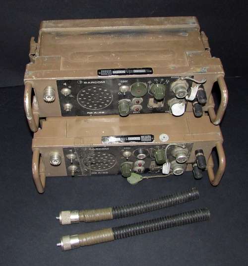 SADF - Pair of Border War Period Barcom RS-A68 Portable Radios - Selling the Pair as Un-Tested
