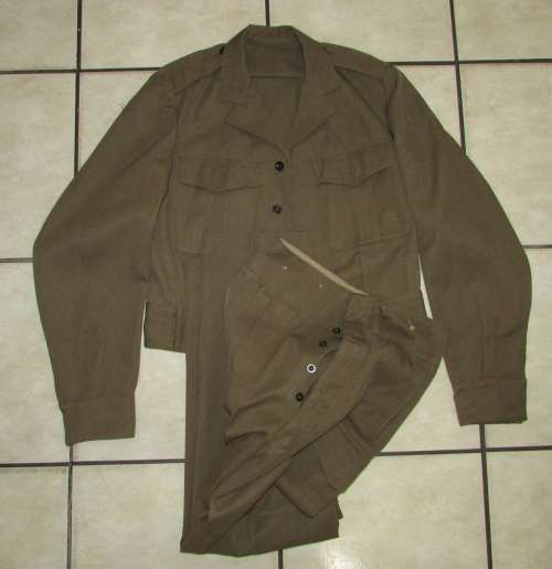 SADF - Battle Dress Set in Top Conidtion - Bunny Jacket with Trousers Dated 1970