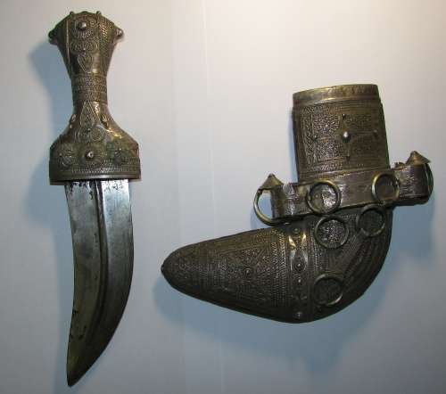 Yemen - Fine Whole Silver Abdi Jambiya Dagger