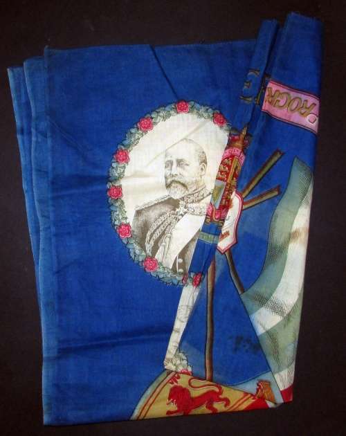Genuine Queen Victoria Peace Progress Prosperity Flag ( Massive )