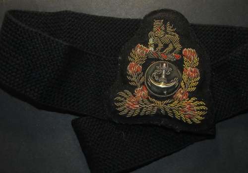SADF - Navy Warrant Officer Cap Badge