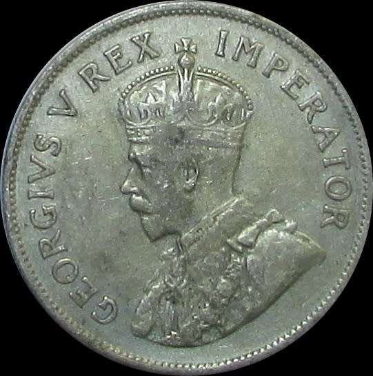 1936 Silver Union of South Africa Silver Half Crown