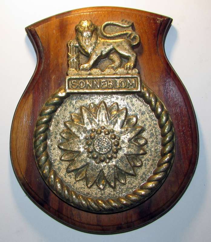 SADF - SA Navy ` Sonneblom ` Plaque