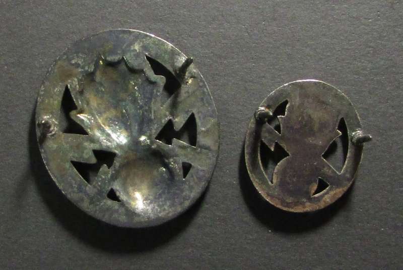 SADF - EOD Demolition Proficiency Badge Pair - Full Size and Mess Dress