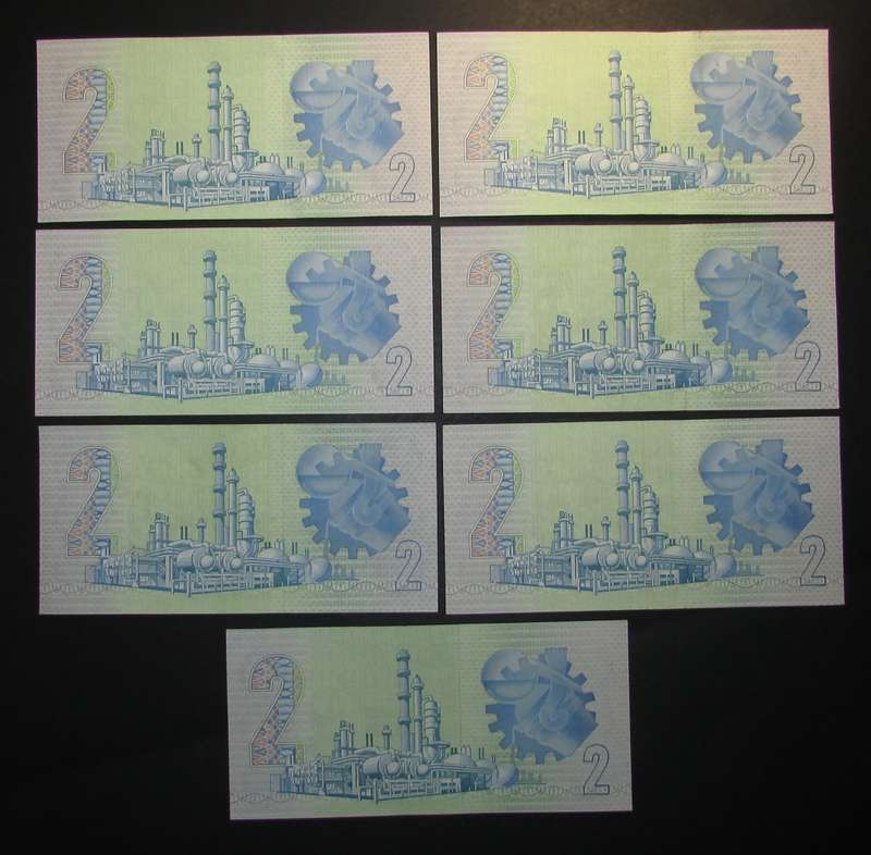 South Africa - Gerhard de Kock 2 Rand Note Lot