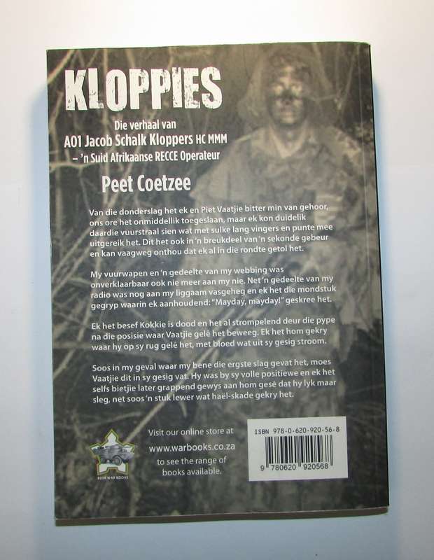 ( New ) Kloppies ( Peet Coetzee ) - Die verhaal van AO1 Jacob Schalk Kloppers HC MMM