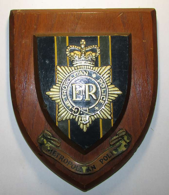 United Kingdom Metropolitan Police Plaque