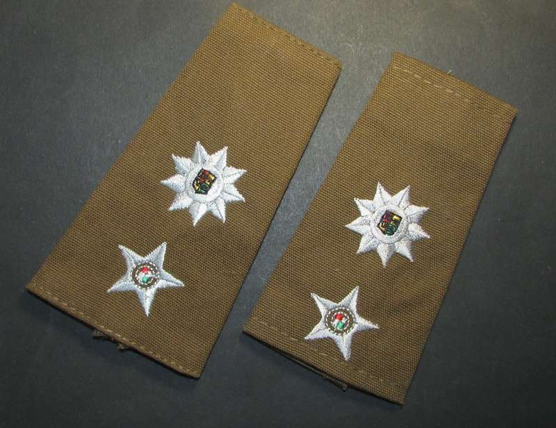 SA Army Slip on Ranks