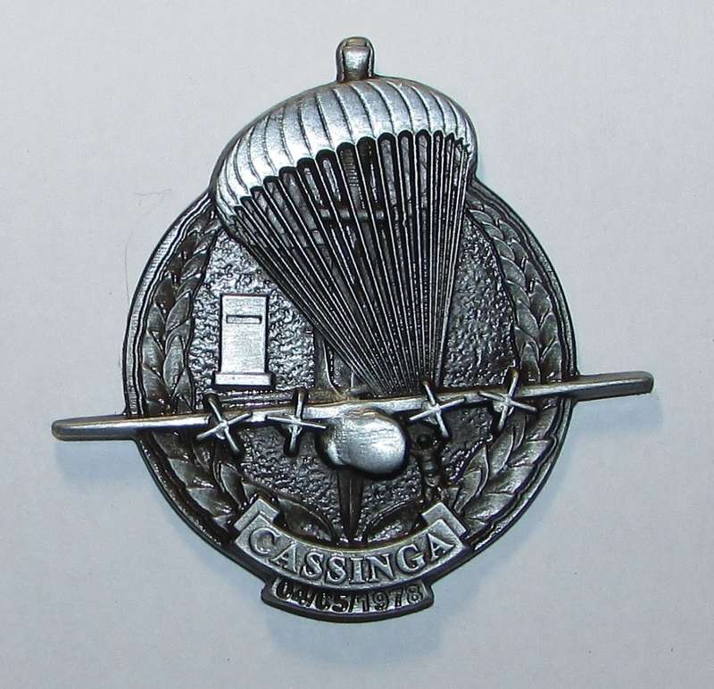 SADF - 1 Parachute Battalion ( Battle for Cassinga ) Challenge Coin/Medallion in Case - Number 82