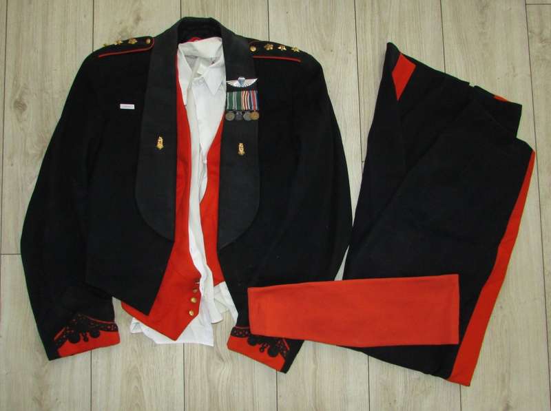 SADF - Officers Mess Dress with Miniature Medals