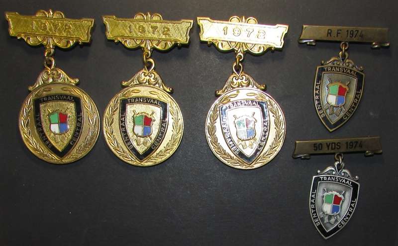 South African Shooting Competition Medallion Lot