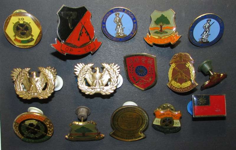 South African Shooting Competition Pin Badge Lot