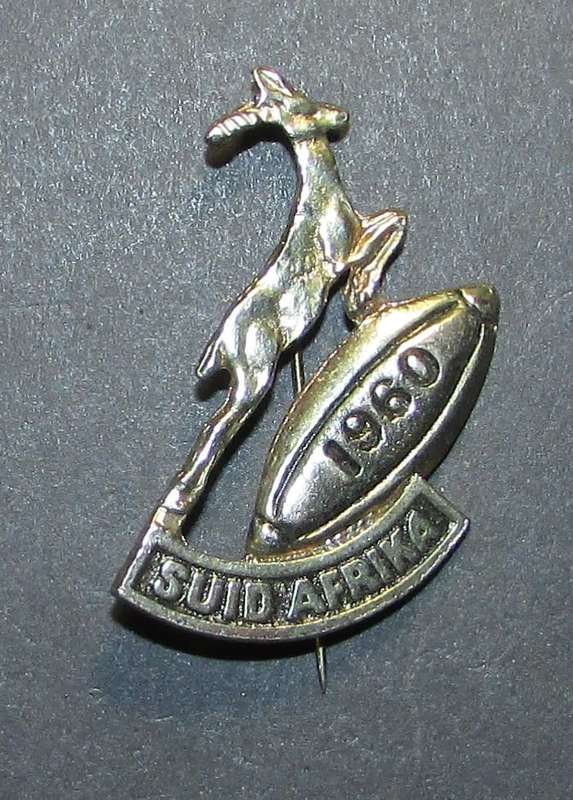 1960 Springbok Rugby Stick Pin Badge