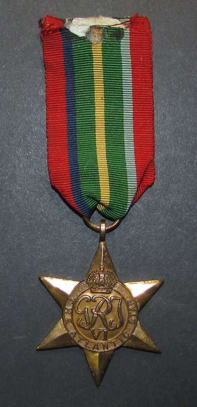 Full Size World War Two Atlantic Star: Not Named