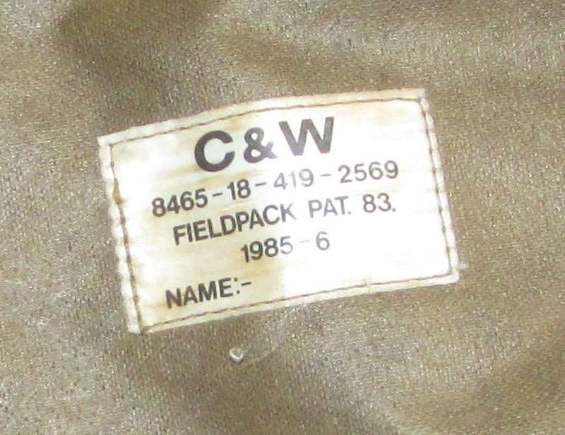 SADF - Nutria Pattern 83 Fieldpack with H-Frame