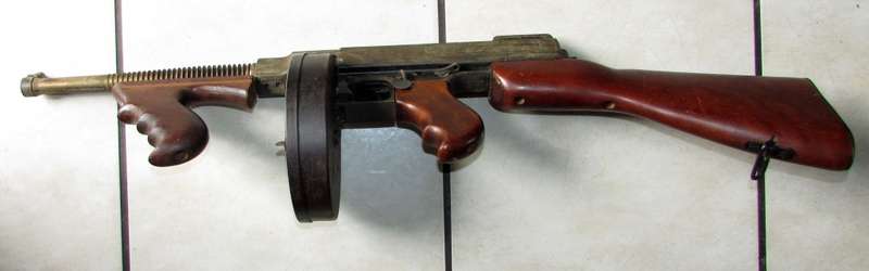 Rare Early Model Replica Thompson M1921 PFC SMG by MGC of Japan