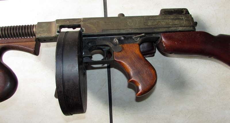 Rare Early Model Replica Thompson M1921 PFC SMG by MGC of Japan