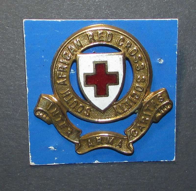 South African Red Cross Cap Badge