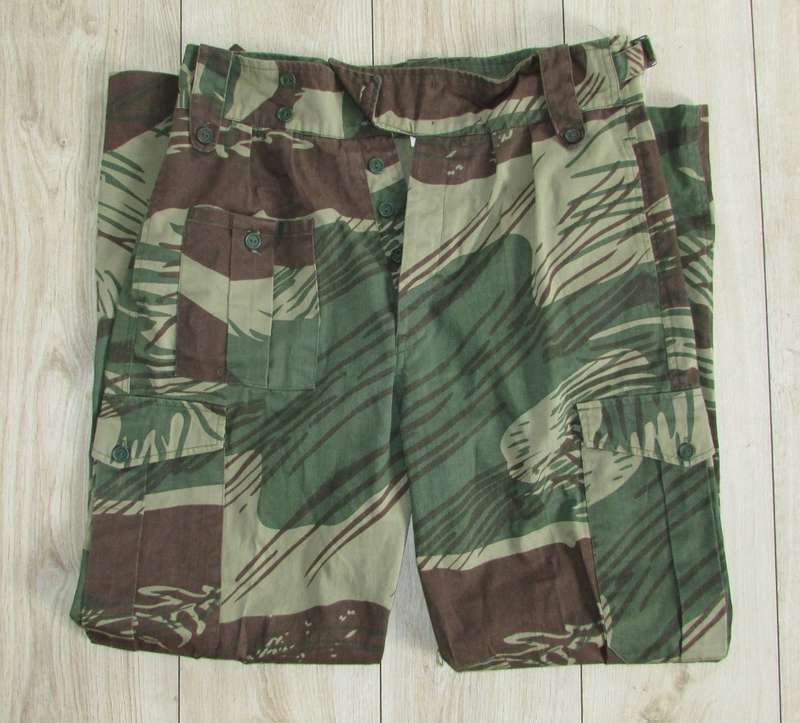 Rhodesian Brushstroke Camo Trousers - Size Large by Fireforce Ventures - Mint Condition