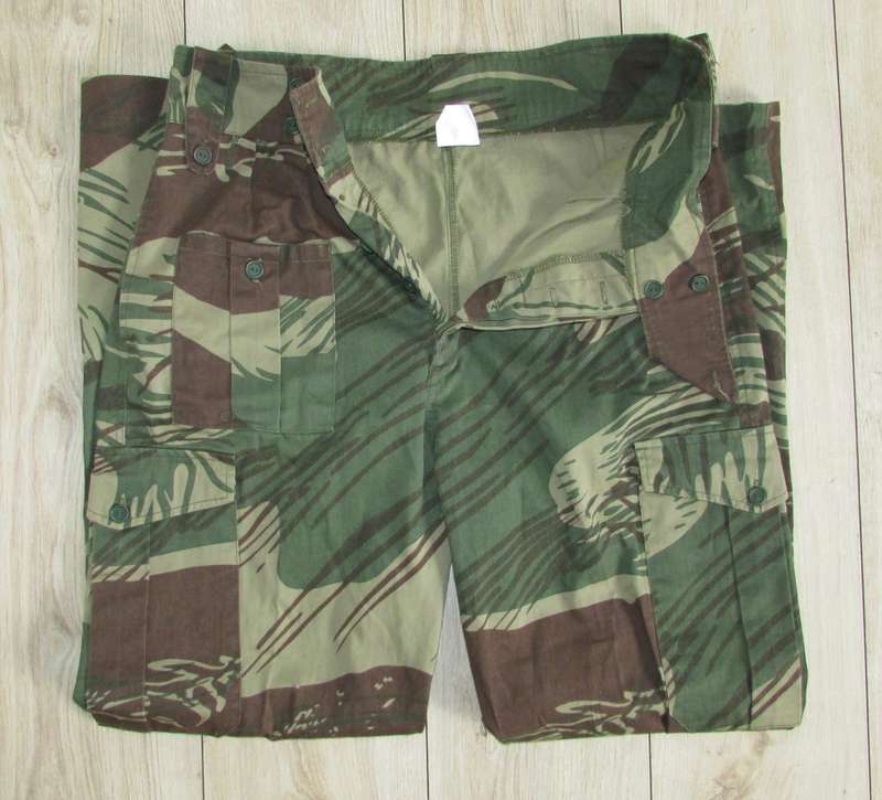 Rhodesian Brushstroke Camo Trousers - Size Large by Fireforce Ventures - Mint Condition