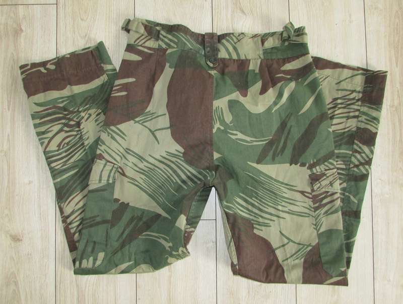 Rhodesian Brushstroke Camo Trousers - Size Large by Fireforce Ventures - Mint Condition
