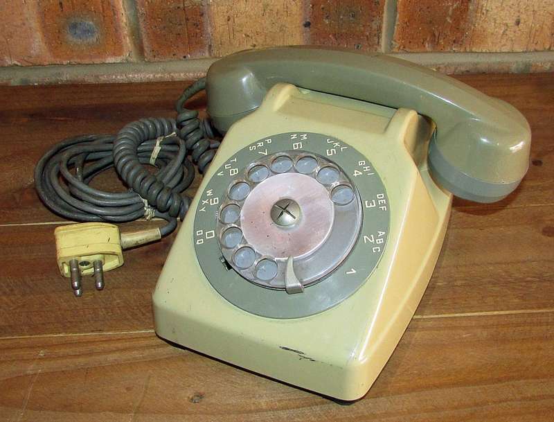Retro Bakelite Telephone ( Used at a Railway Station )
