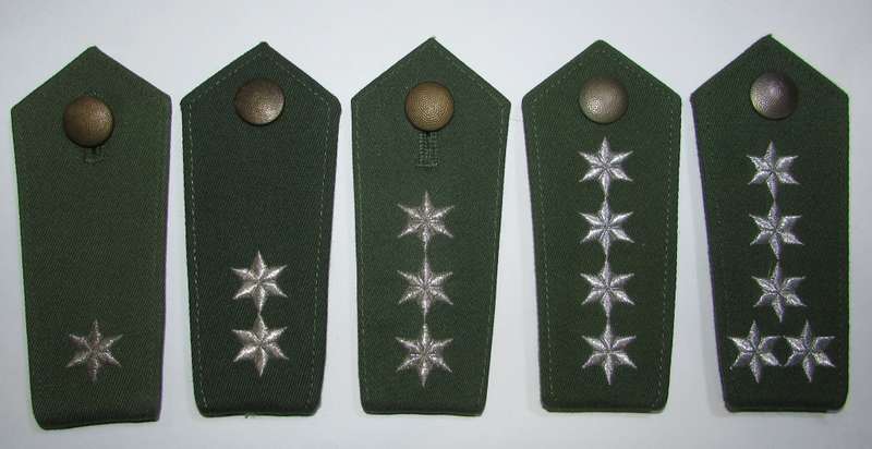 International - German Police Shoulder Ranks