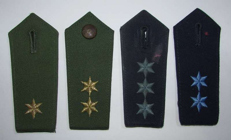 International - German Police Shoulder Ranks