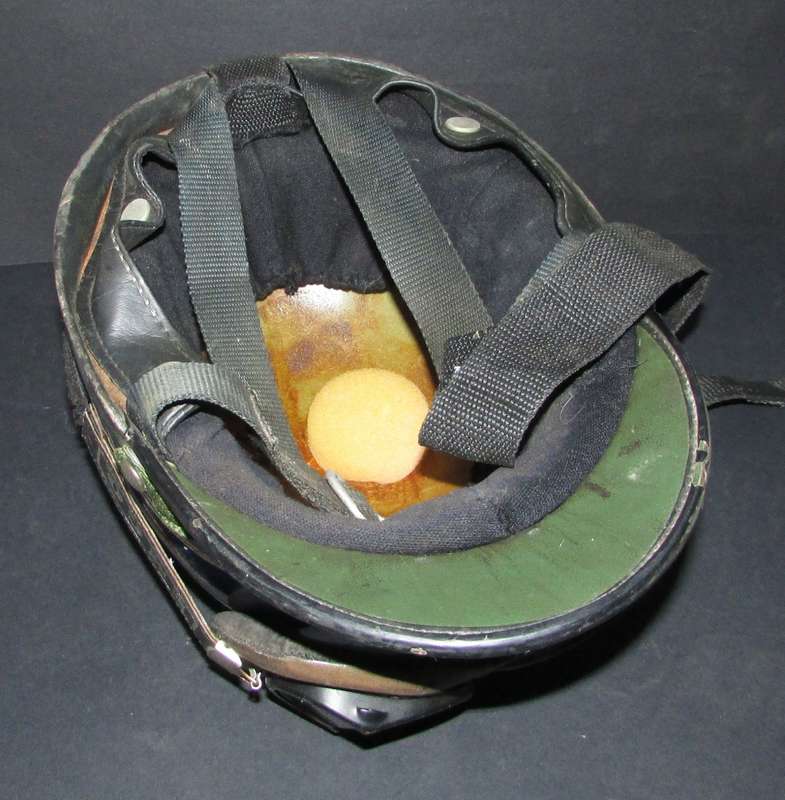 German Police Helmet and Goggles