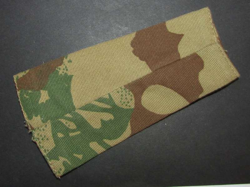 South African Task Force Camo Slip on Rank