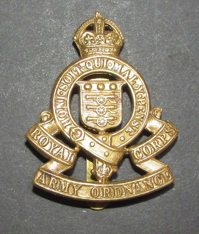 United Kingdom - Ordnance Cap Badge
