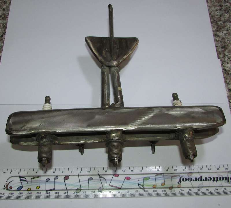 Unusual Piece - Metal Aeroplane made from Scraps