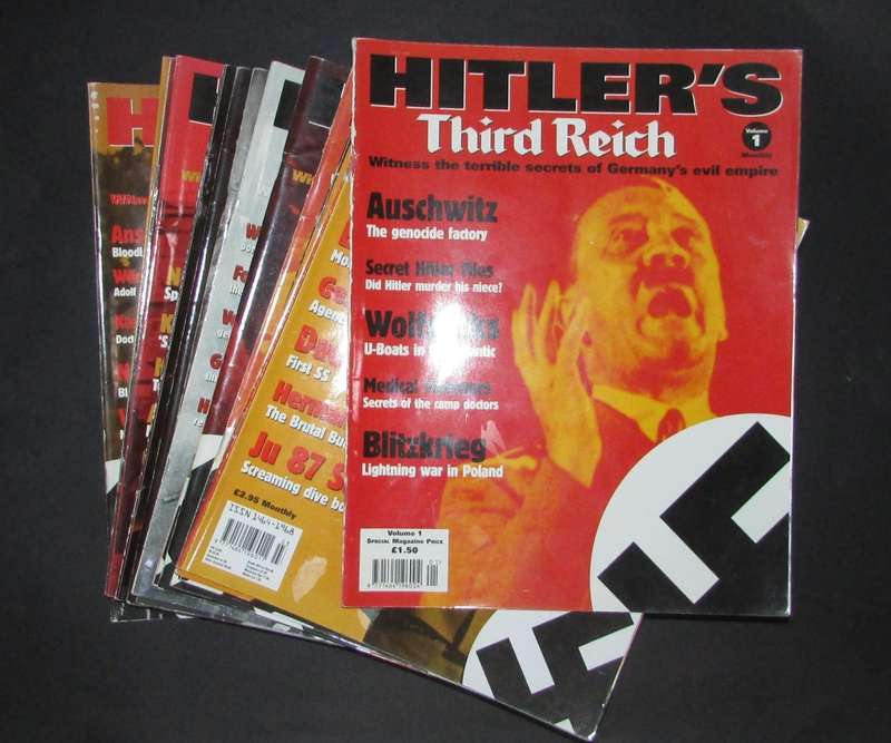 Collection of 15 Hitlers Third Reich Magazines - Sold Together