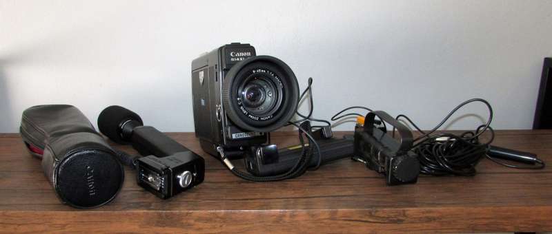 Vintage Canon Canosound 514XL-S Video Camera in Case - Immaculate and Working