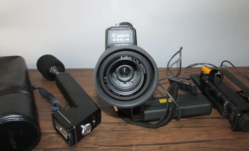 Vintage Canon Canosound 514XL-S Video Camera in Case - Immaculate and Working