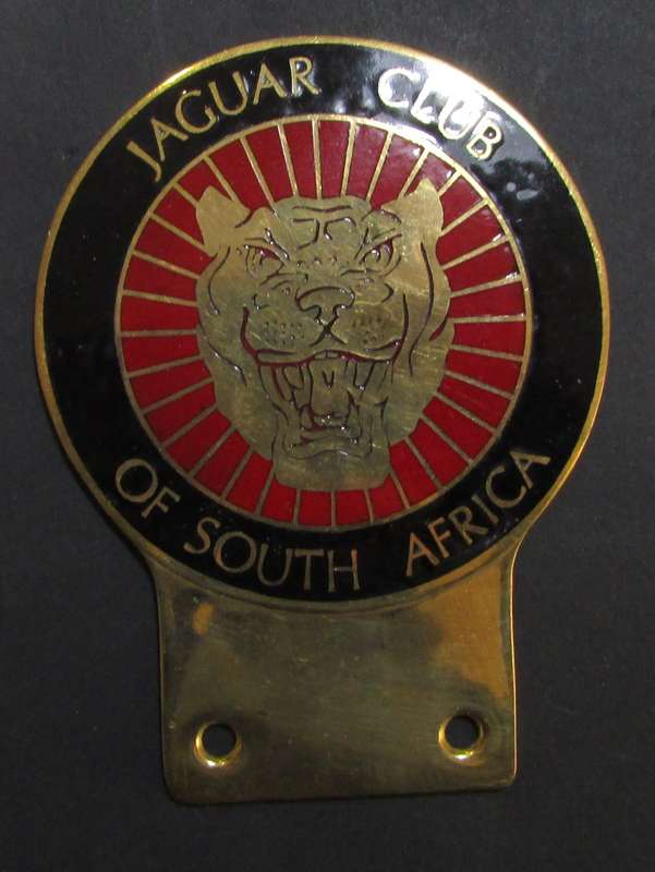 Jaguar Club of South Africa Car Badge